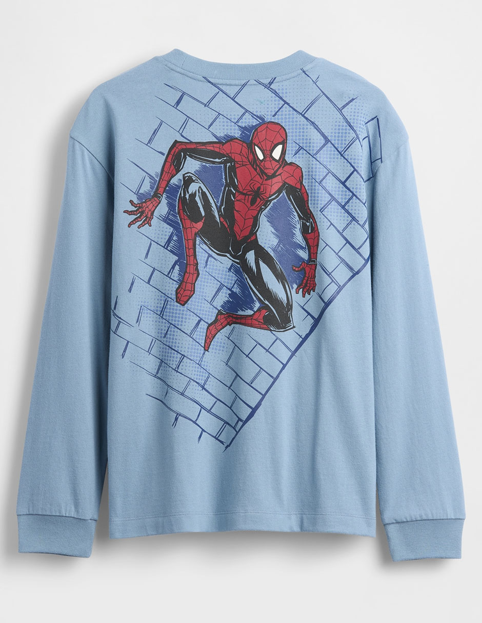 Playera Spider-Man manga larga para niño 2