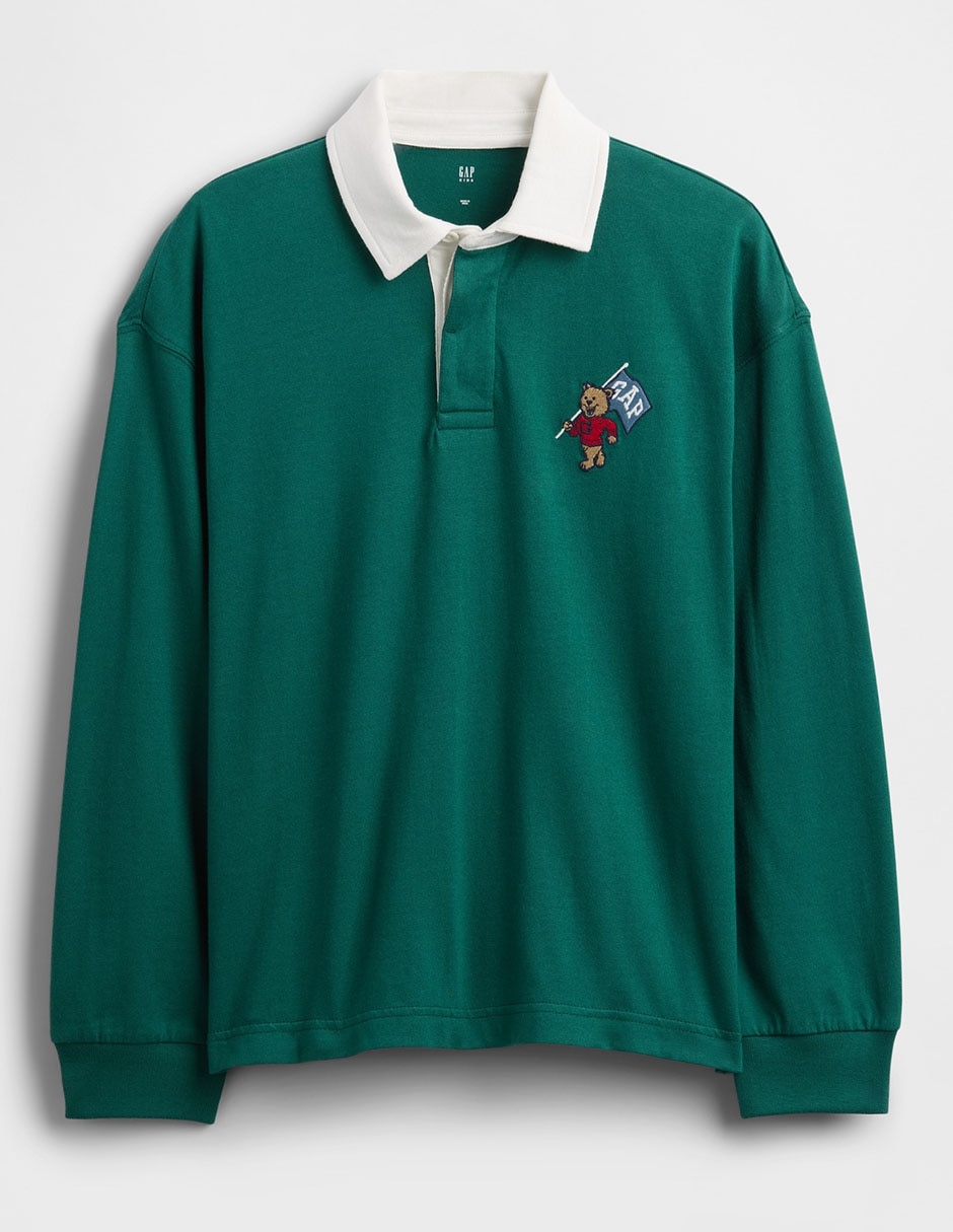 Playera tipo polo de algodón para niño Playera tipo polo de algodón para niño
