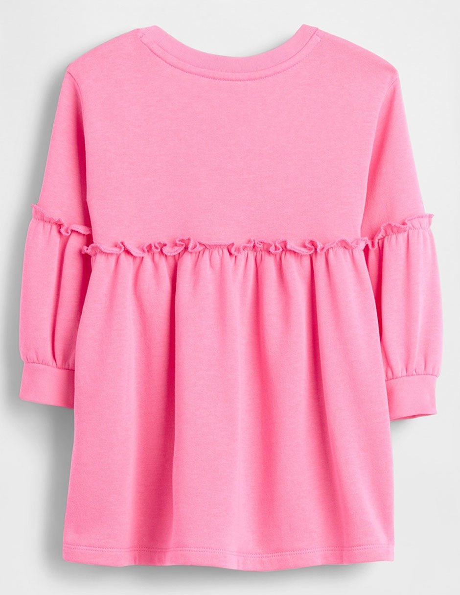 VESTIDO GAP 852417, 12-18T MESES, ROSA