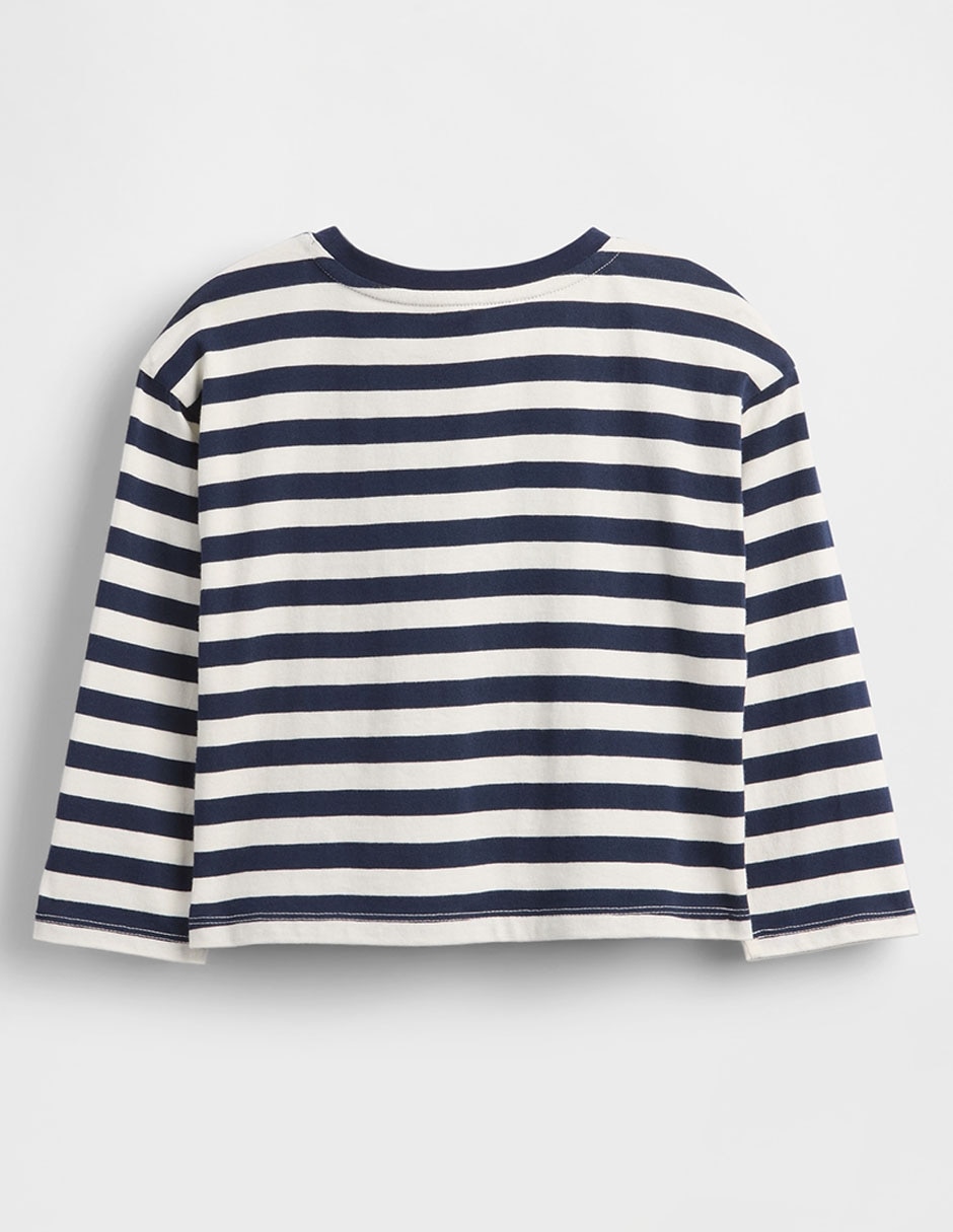 Playera manga larga para niña