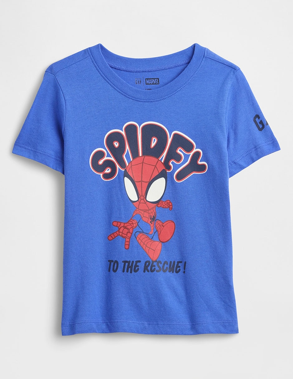 Playera Spidey manga corta para preescolar niño