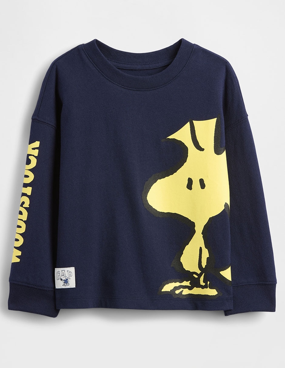 Playera Peanuts manga larga para niño Playera Peanuts manga larga para niño