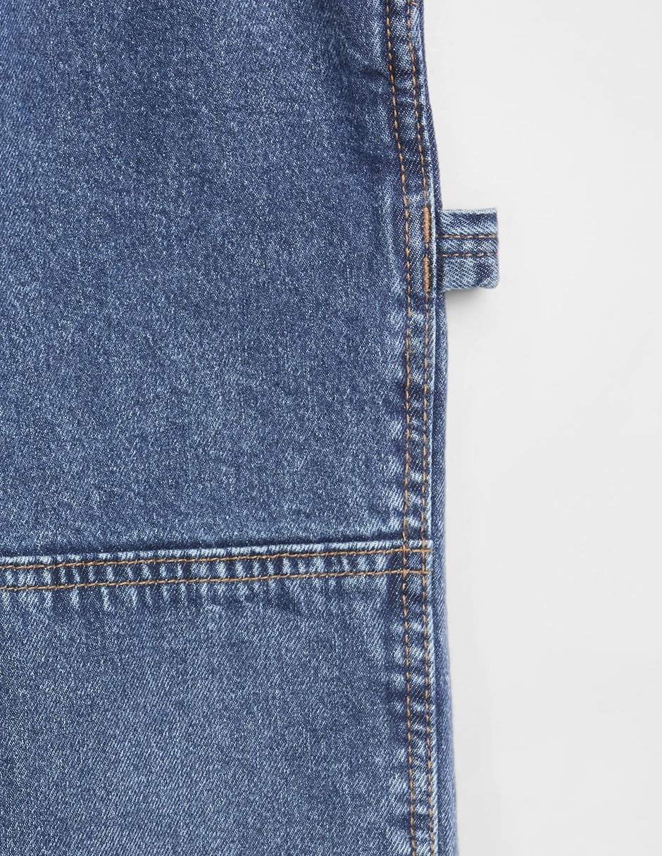 Jeans carpenter straight lavado medio para niño 3