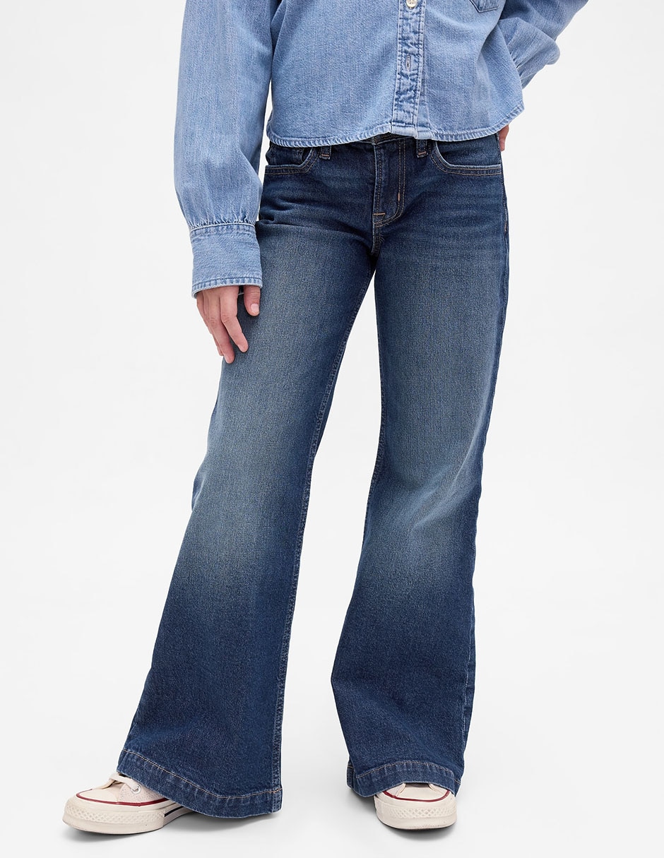 Jeans flare para niña 3