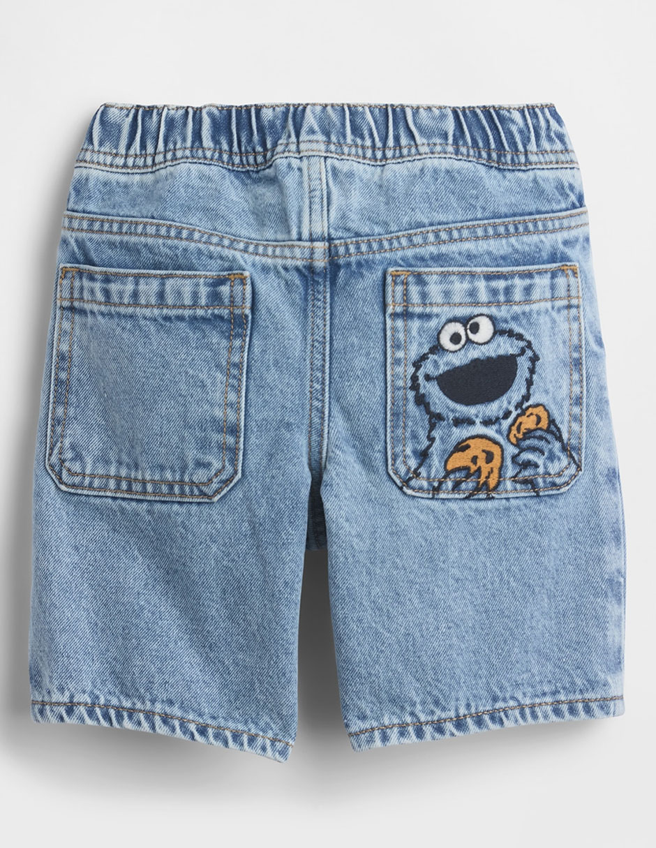 Short Plaza Sésamo Elmo y el Comegalletas para niño 2
