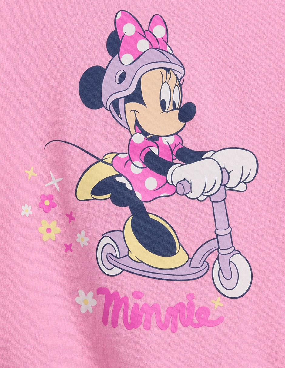 Playera Minnie Disney manga corta para niña 2