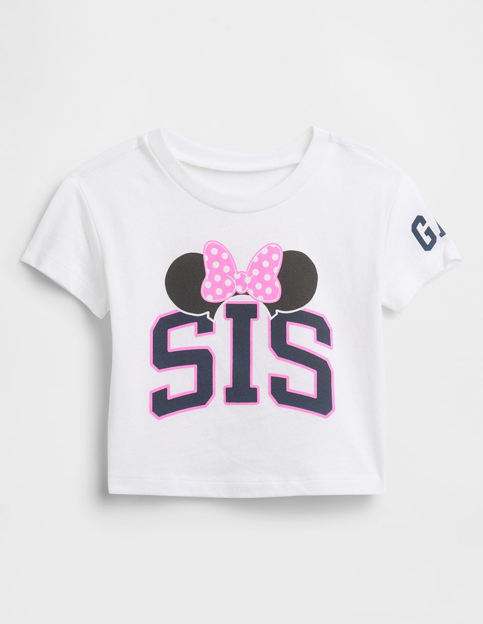 Playera Minnie Mouse manga corta para bebé niña Playera Minnie Mouse manga corta para bebé niña