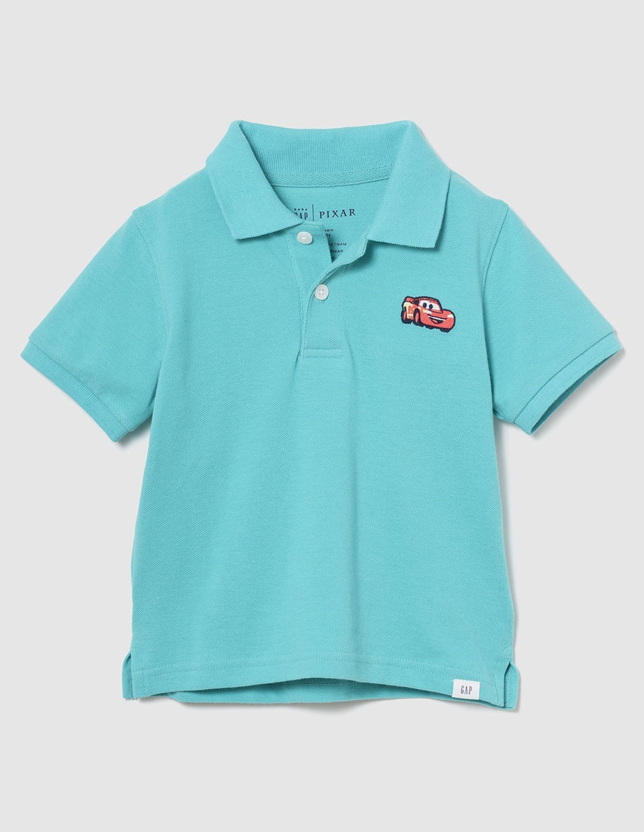 Playera tipo polo Pato Donald de algodón para niño