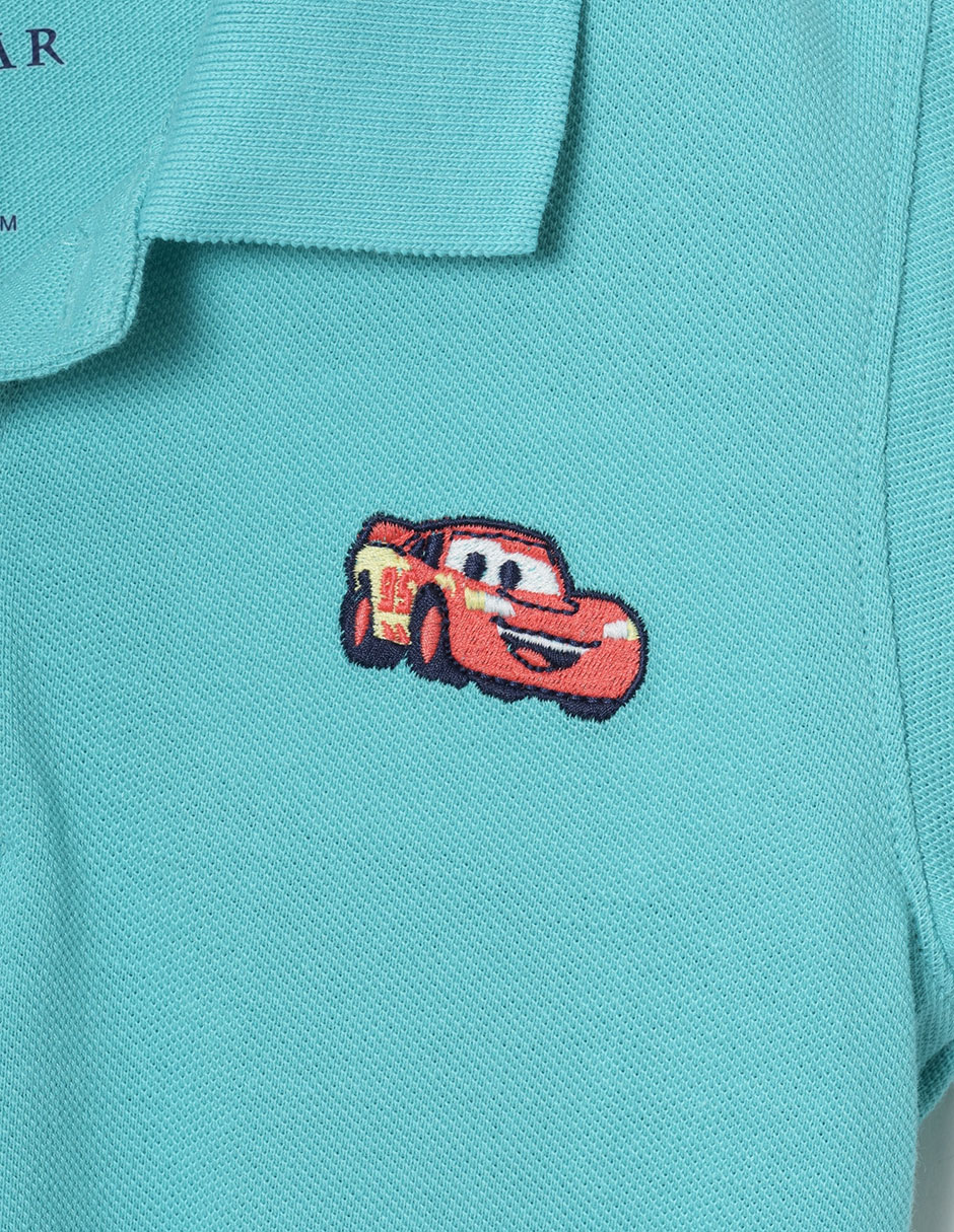Playera tipo polo Pato Donald de algodón para niño 3