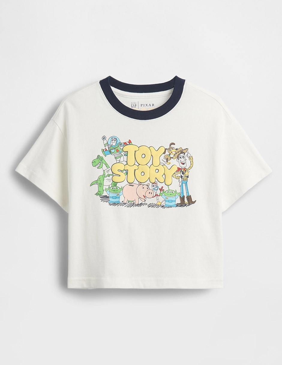Playera Toy Story manga corta para niño
