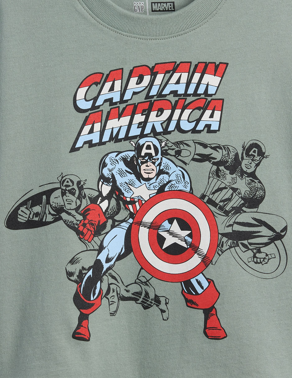 Playera manga al codo para niño 3