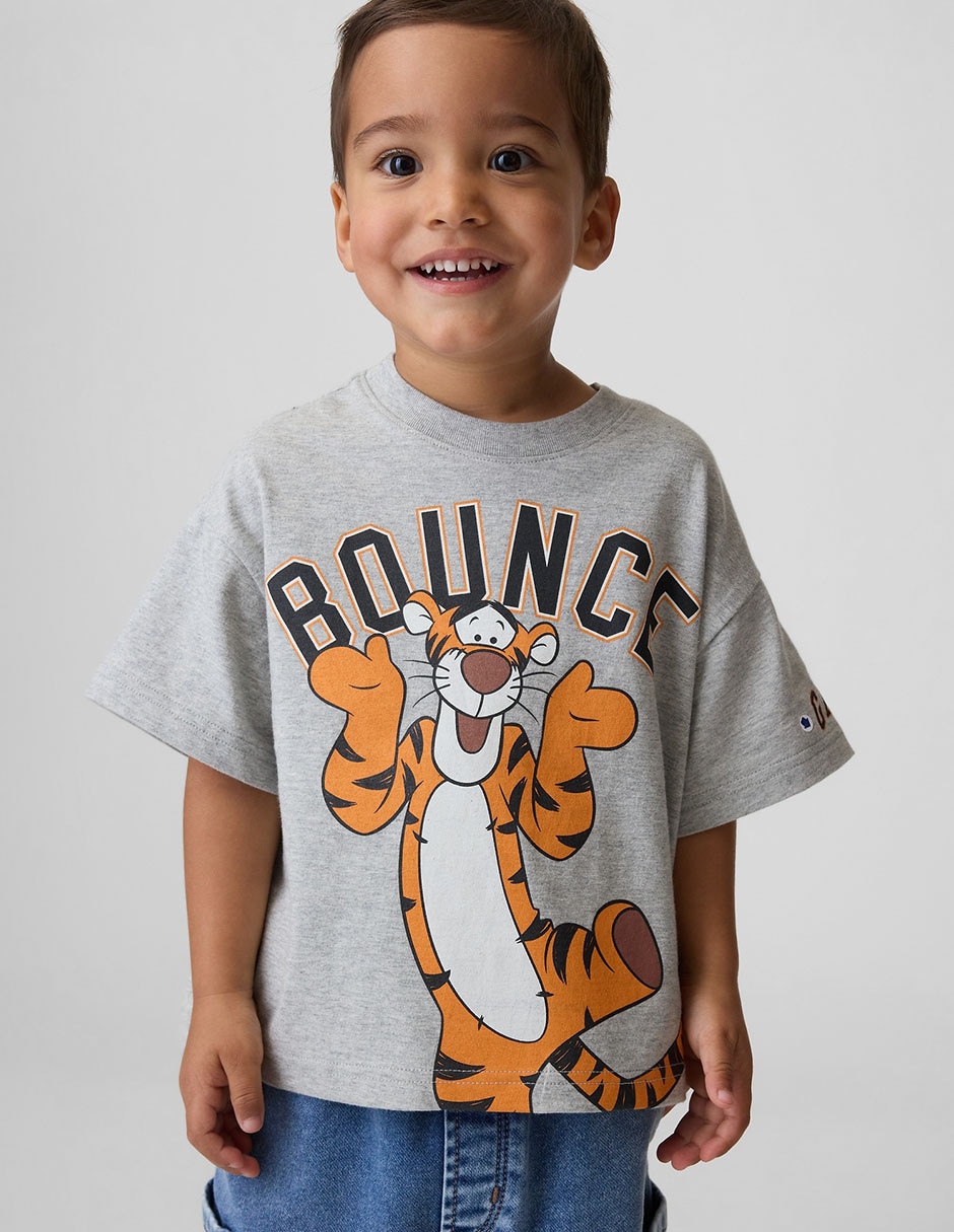 Playera Tigger manga corta para niño