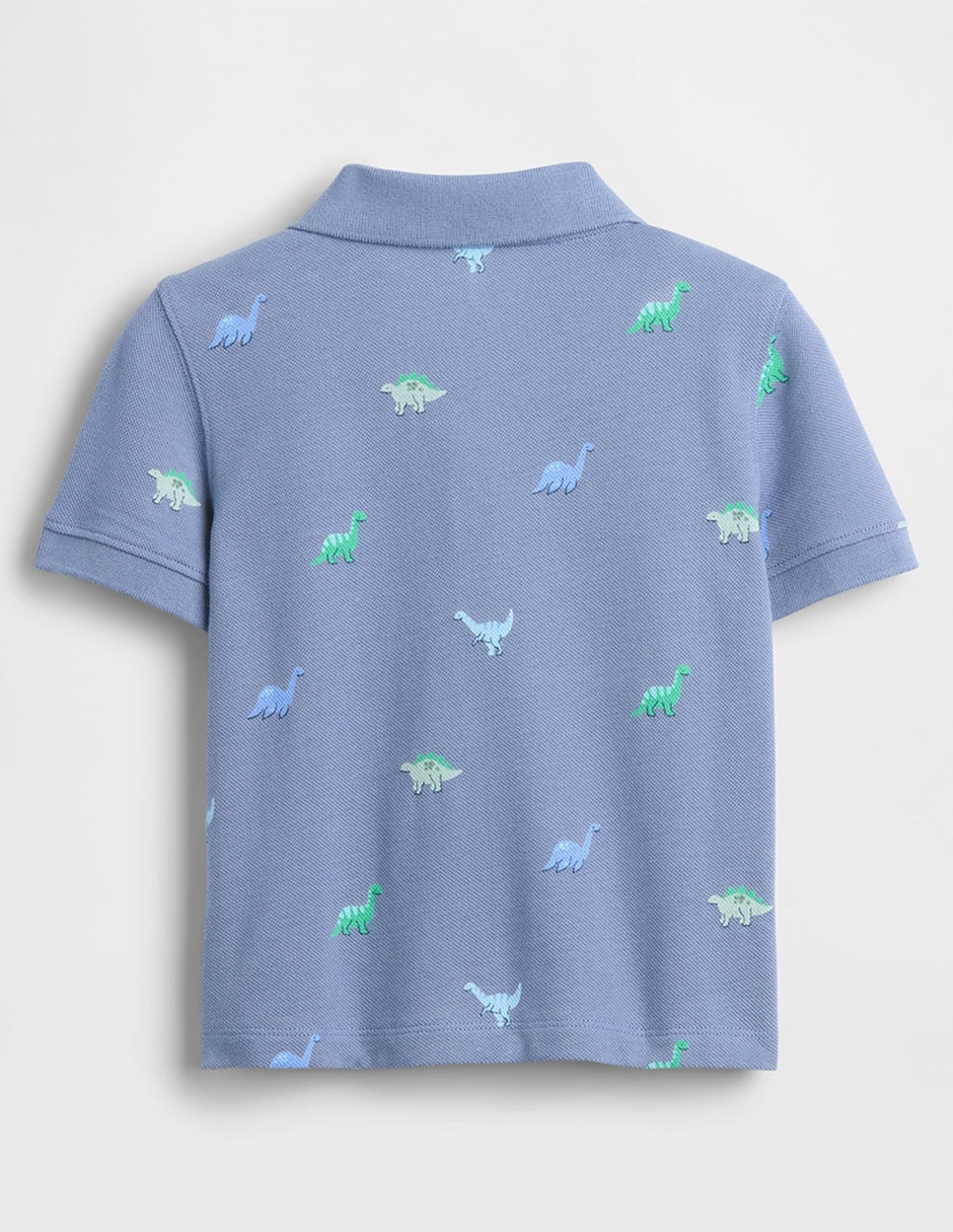 Playera tipo polo de algodón para niño 2