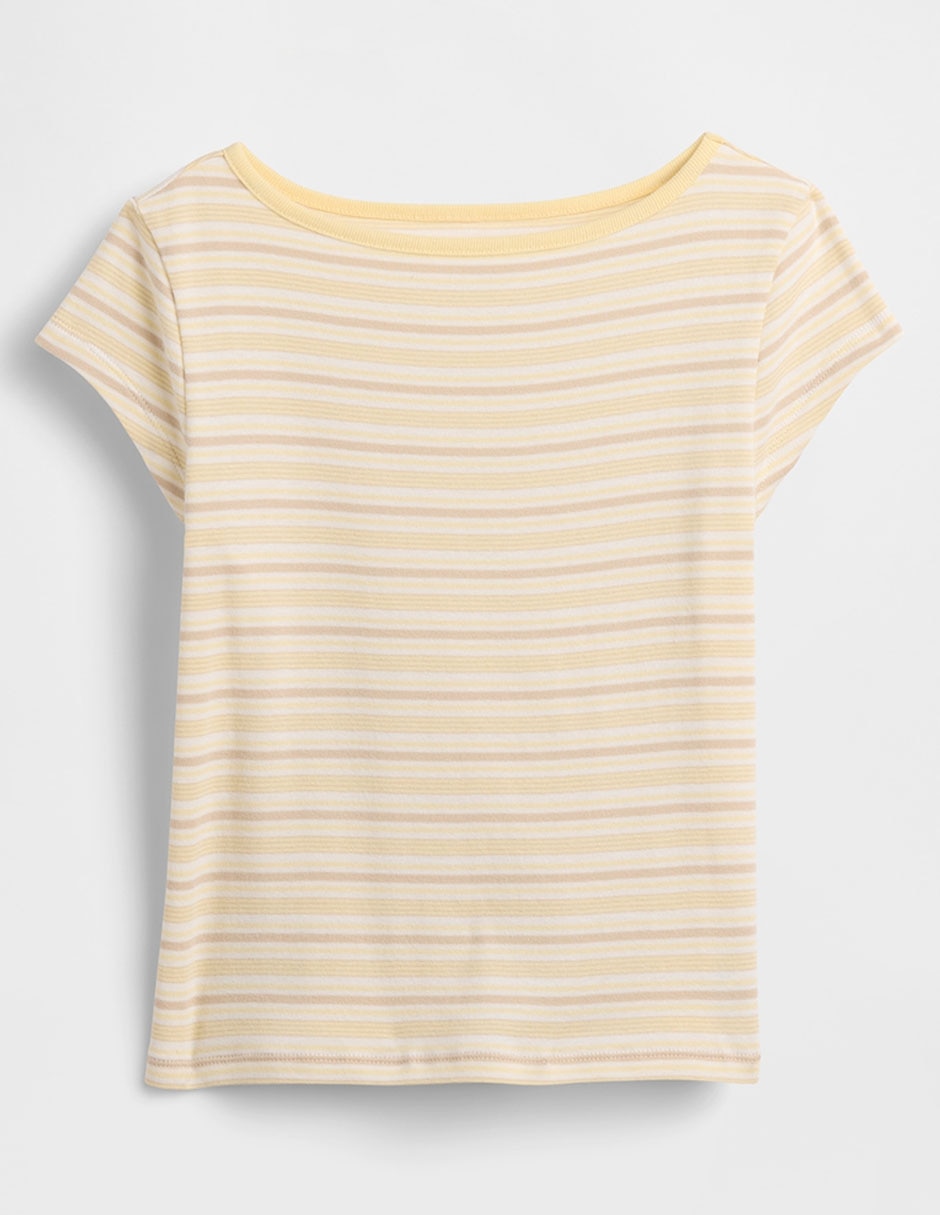 PLAYERA GAP 880154 NIÑA, XG, AMARILLO