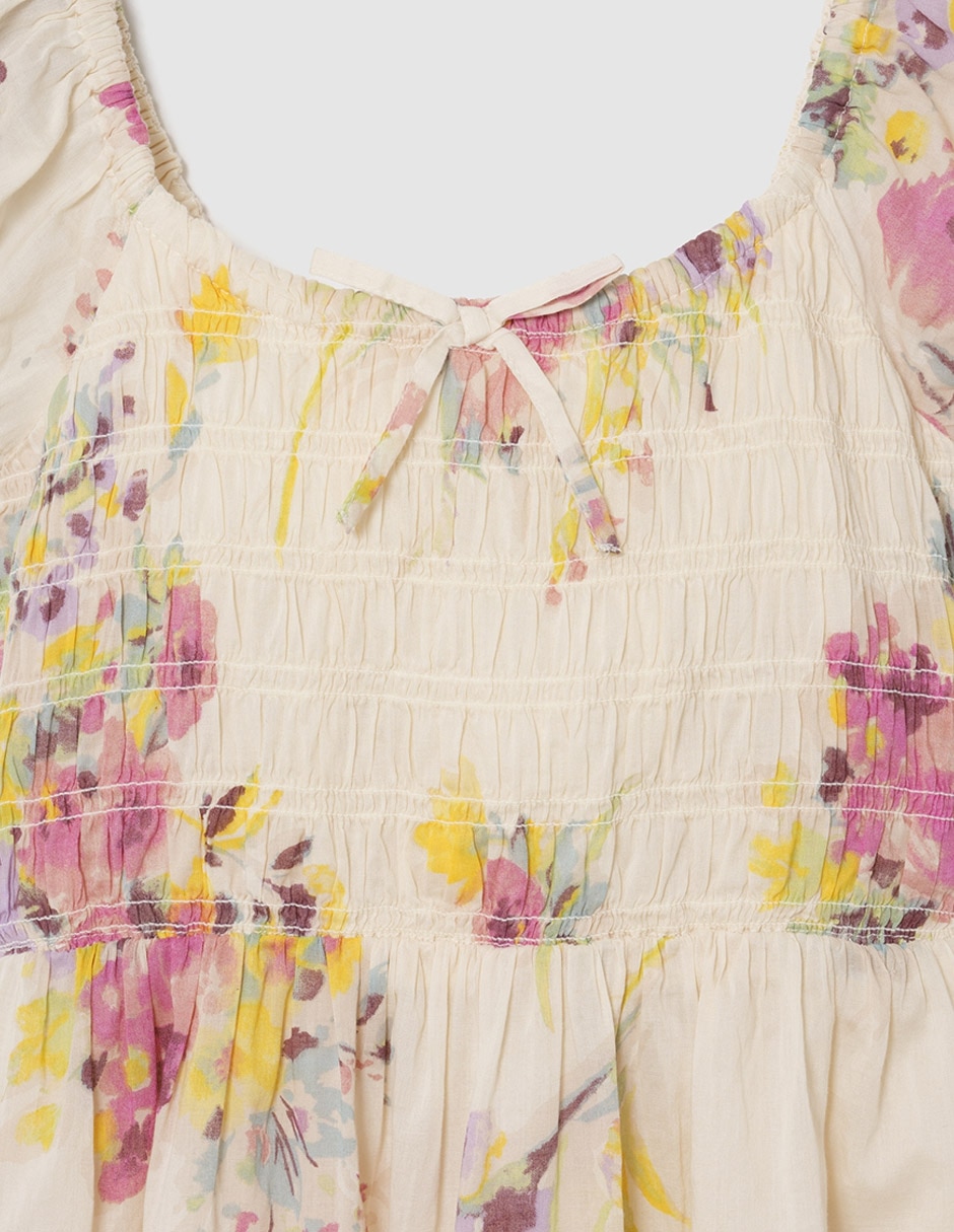 Vestido manga regular para niña 3