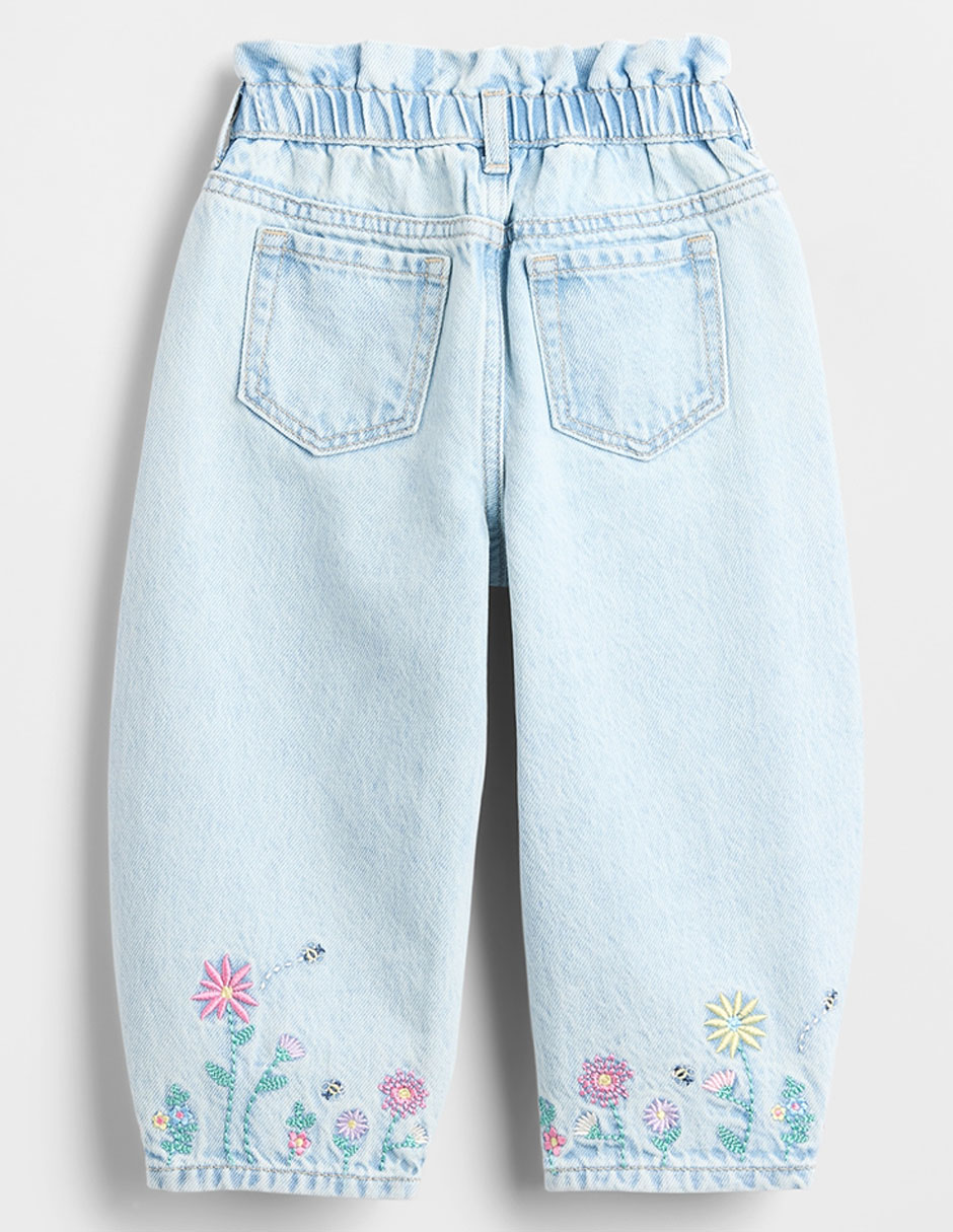 Jeans horseshoe lavado claro para niña 2