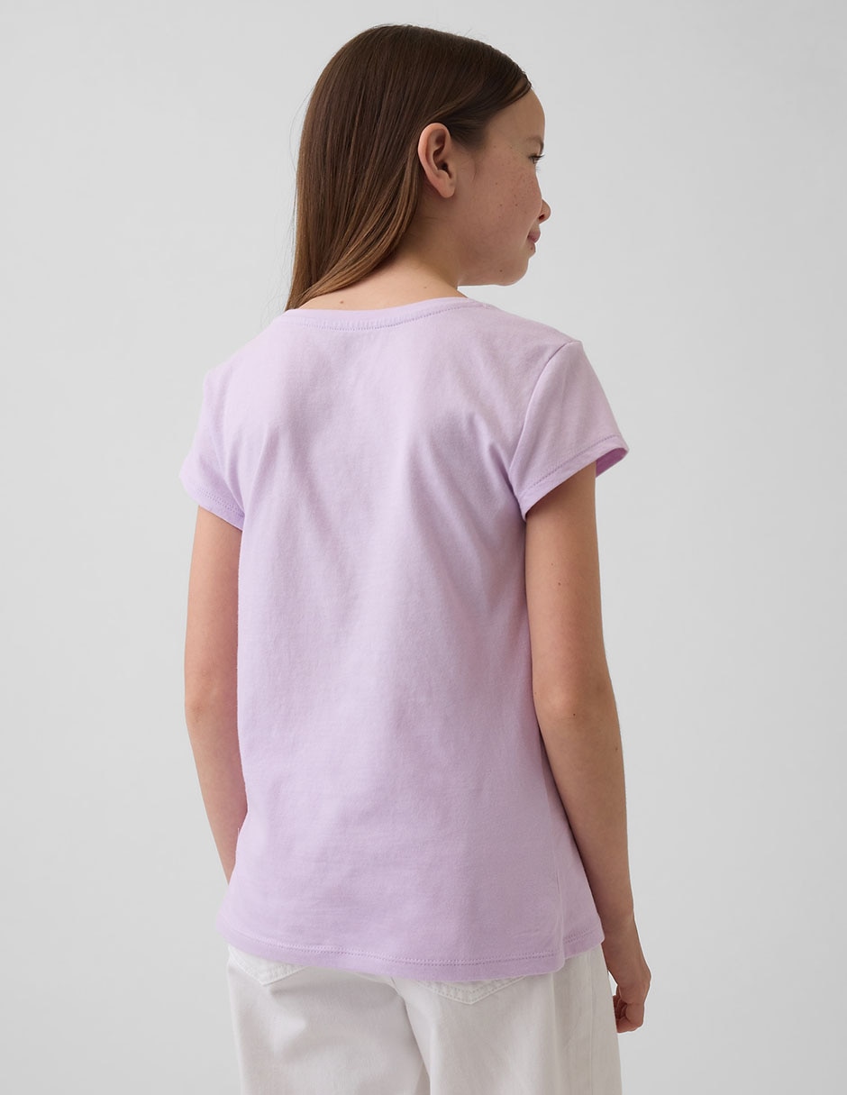 Playera manga corta para niña 3