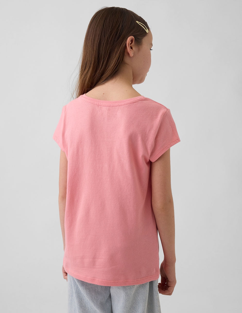 Playera manga corta para niña 3