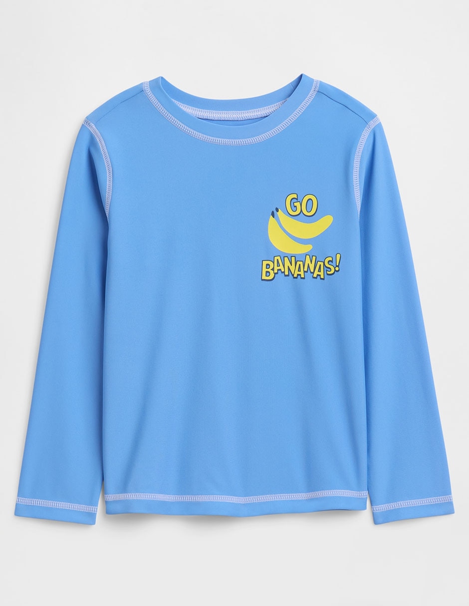 Rashguard estampado gráfico para niño
