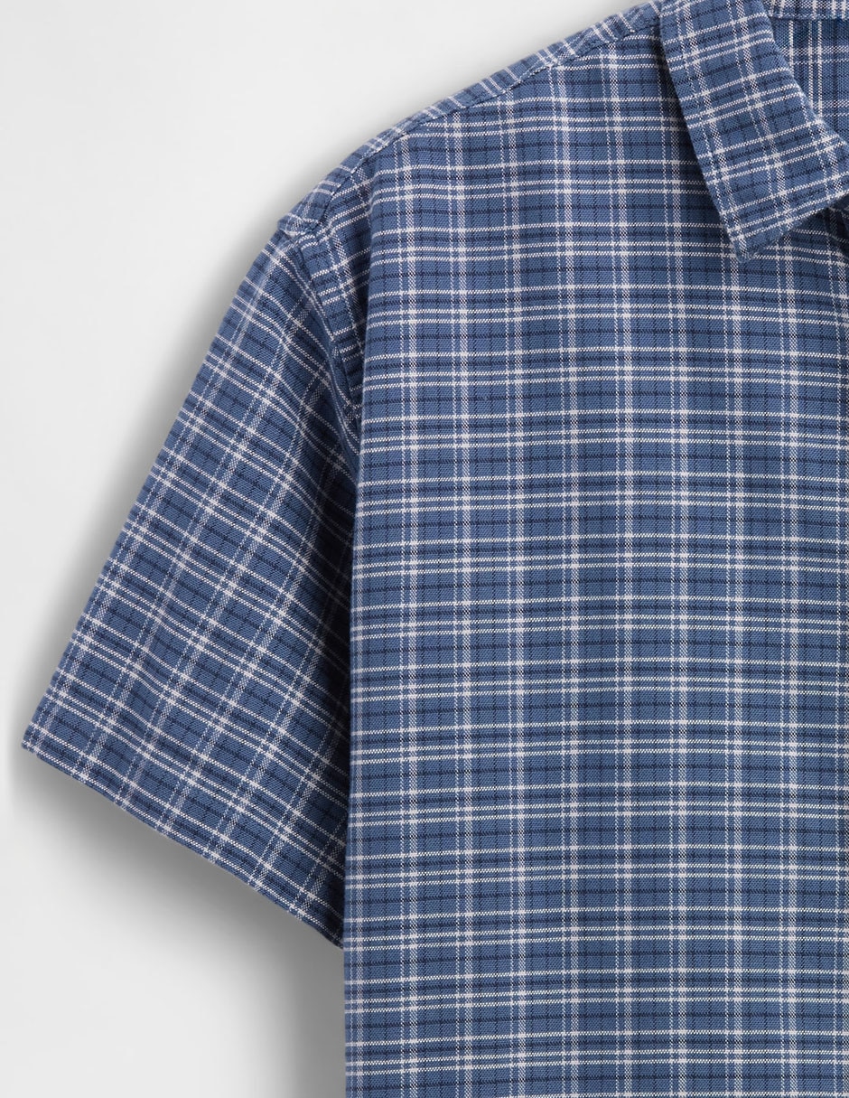 Camisa casual de algodón manga corta para niño 4