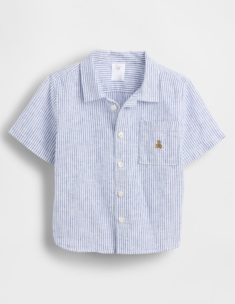 Camisa casual manga al codo para niño 2