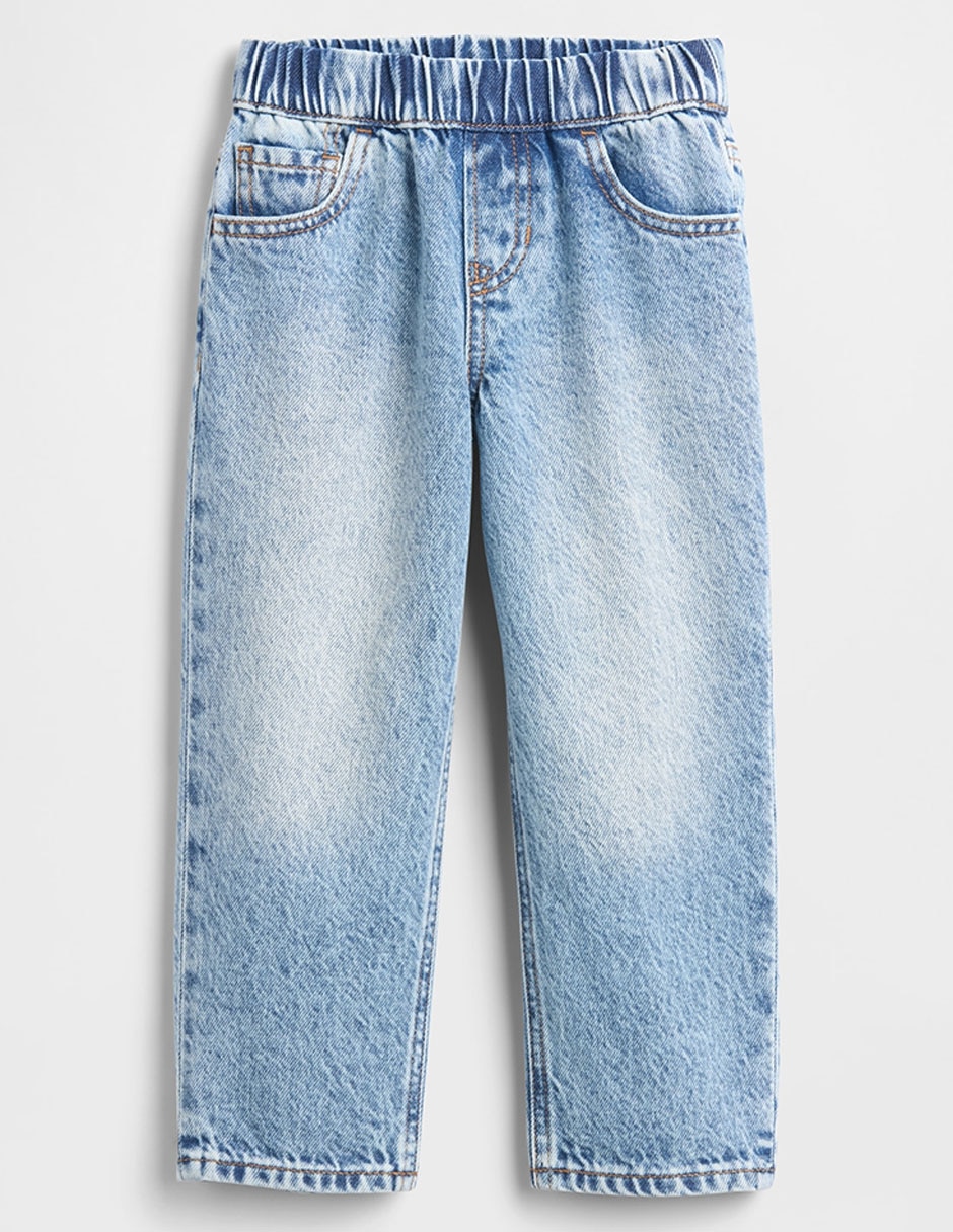 Jeans baggy lavado medio para bebé niño