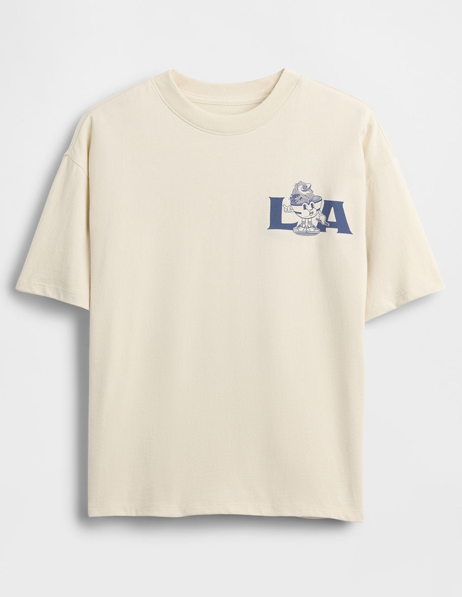 Playera manga corta para niño