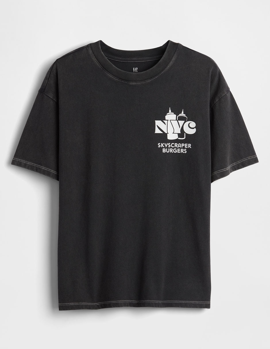 Playera manga corta para niño