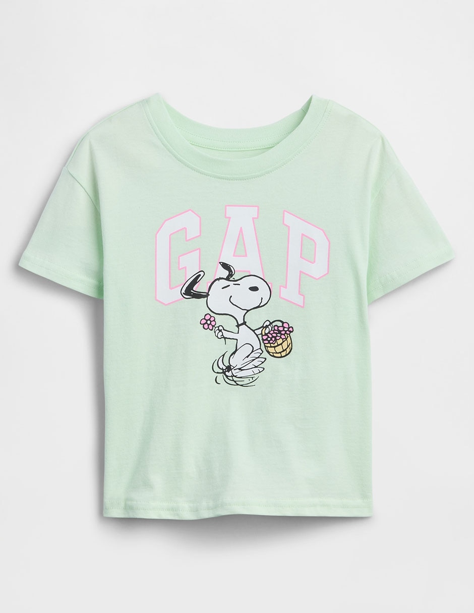 Playera Snoopy Peanuts manga corta para niña Playera Snoopy Peanuts manga corta para niña
