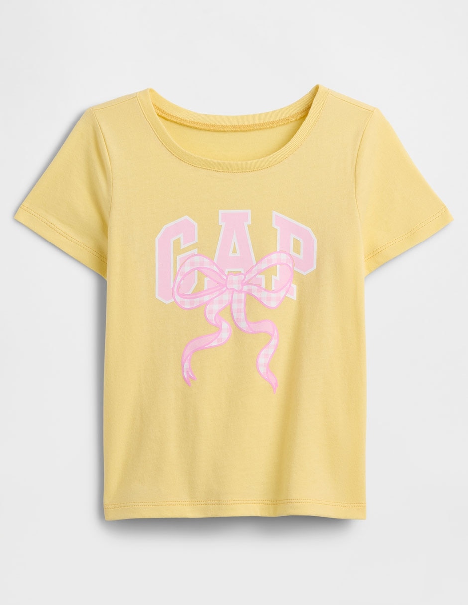 Playera manga corta para bebé niña