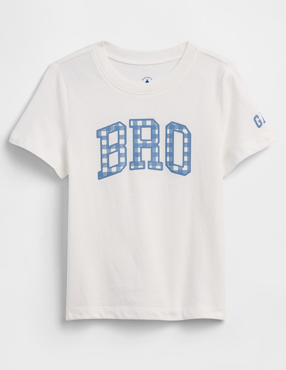 Playera manga corta para niño