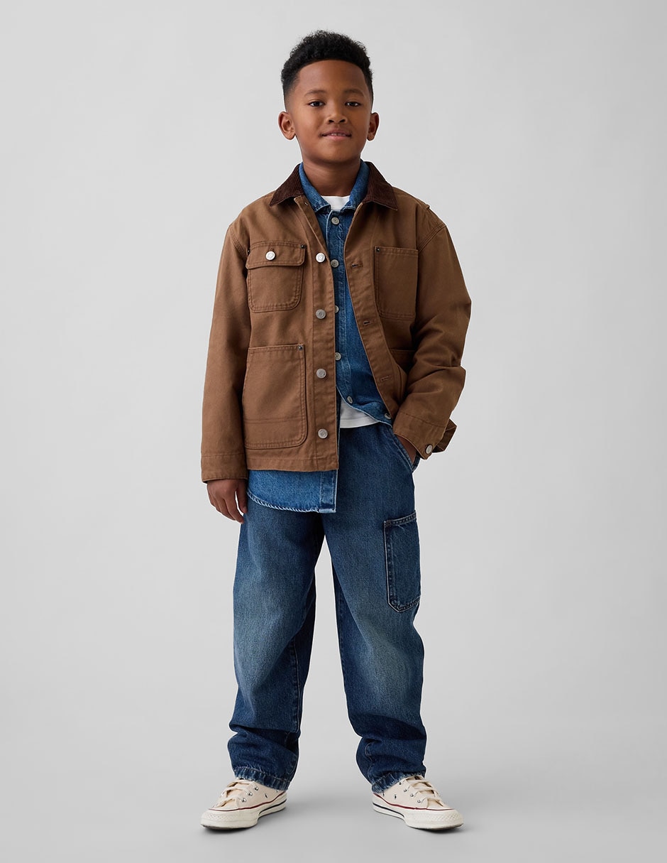 Jeans baggy lavado medio para niño Jeans baggy lavado medio para niño