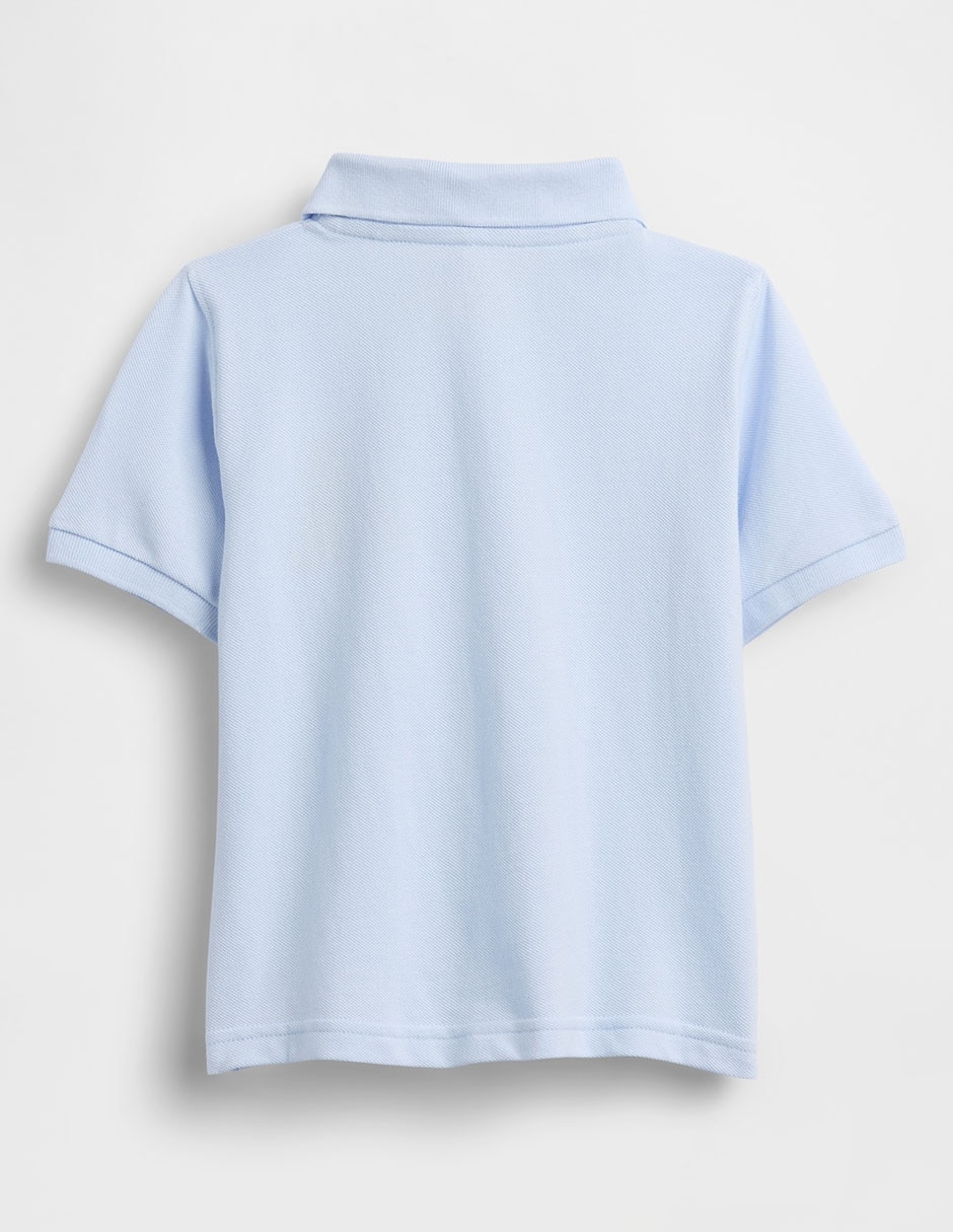 Playera tipo polo de algodón para bebé niño 2
