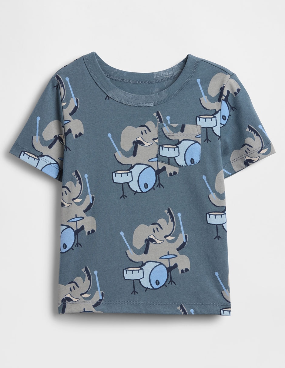Playera manga corta para bebé niño