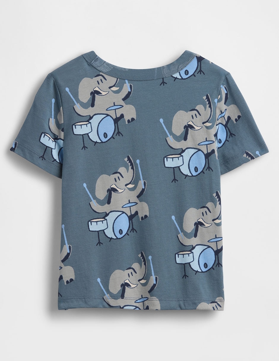 Playera manga corta para bebé niño 2