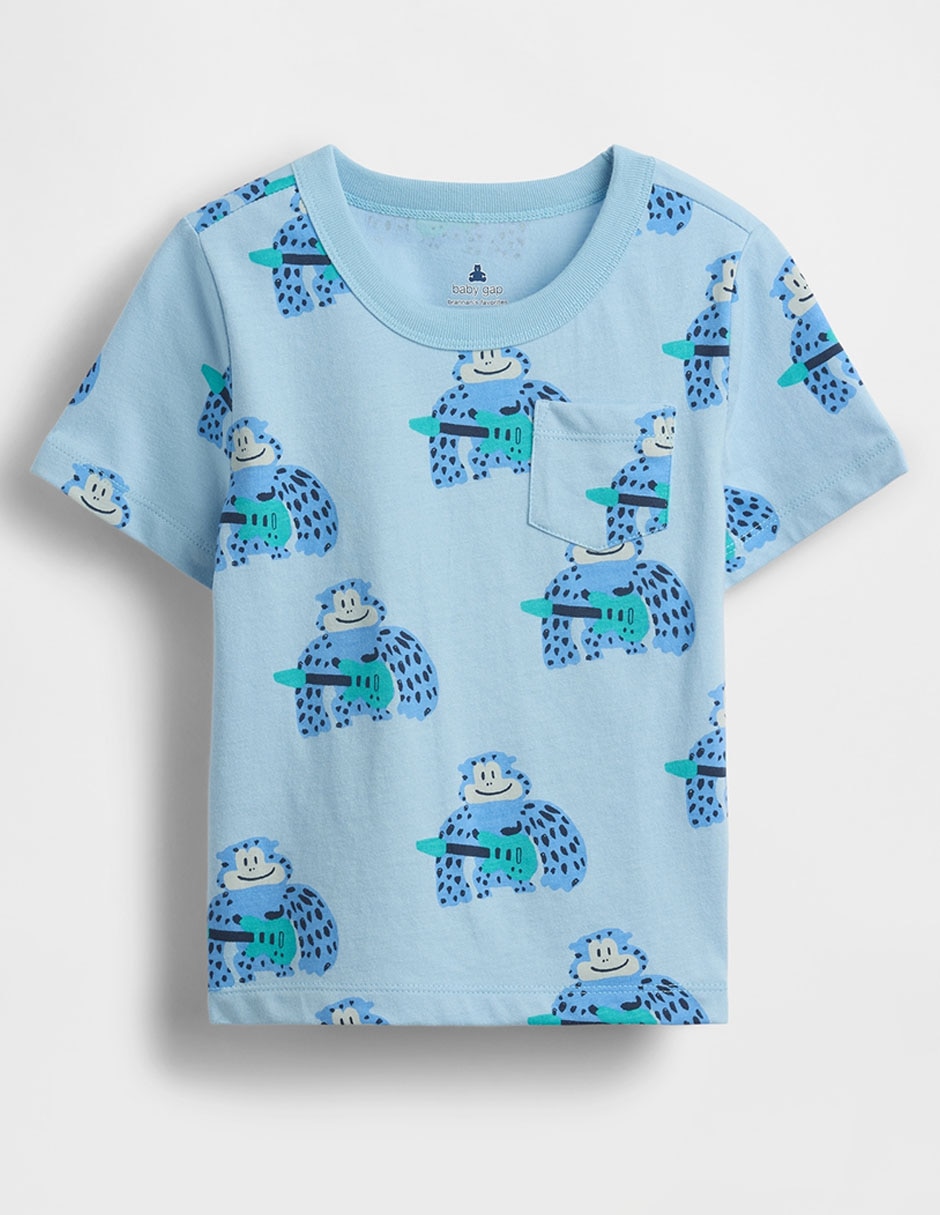 Playera manga corta para bebé niño
