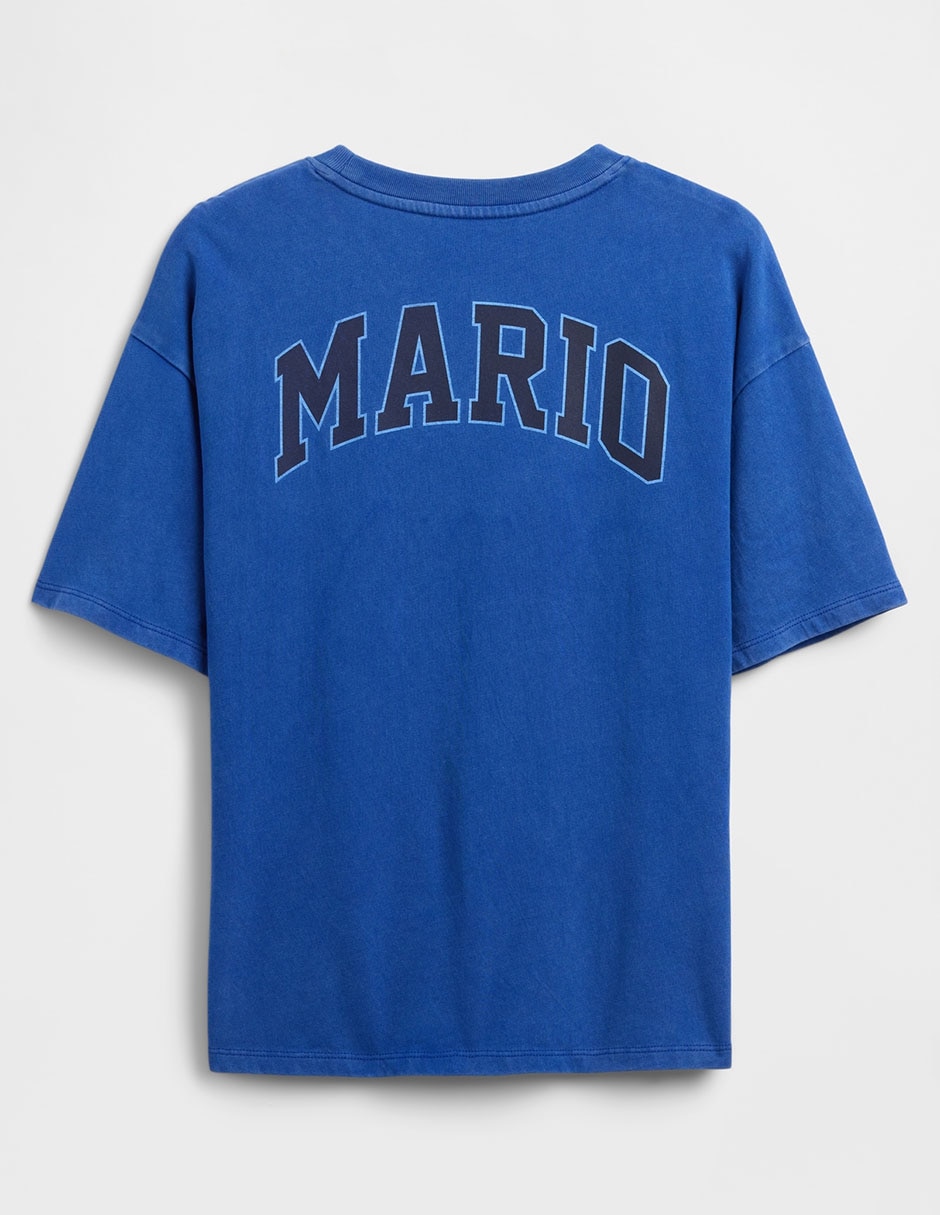 Playera Mario Bros manga al codo para niño 2