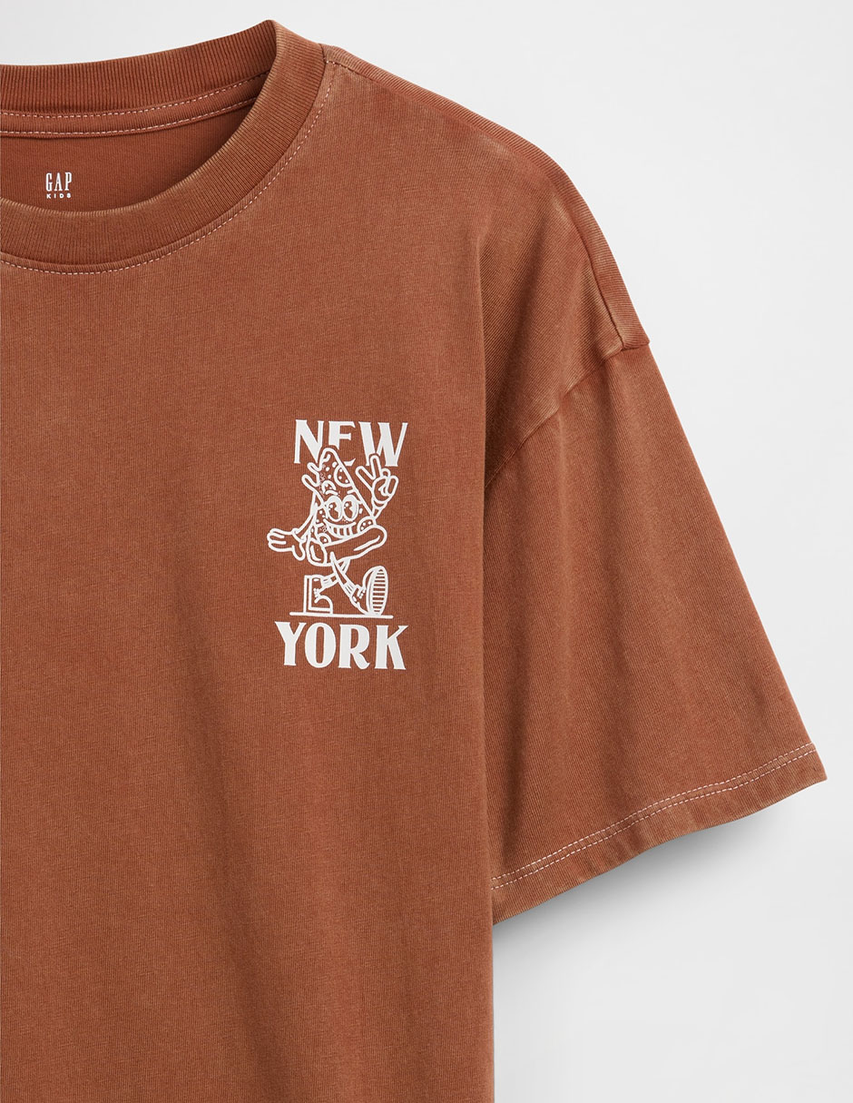 Playera manga al codo para niño 3