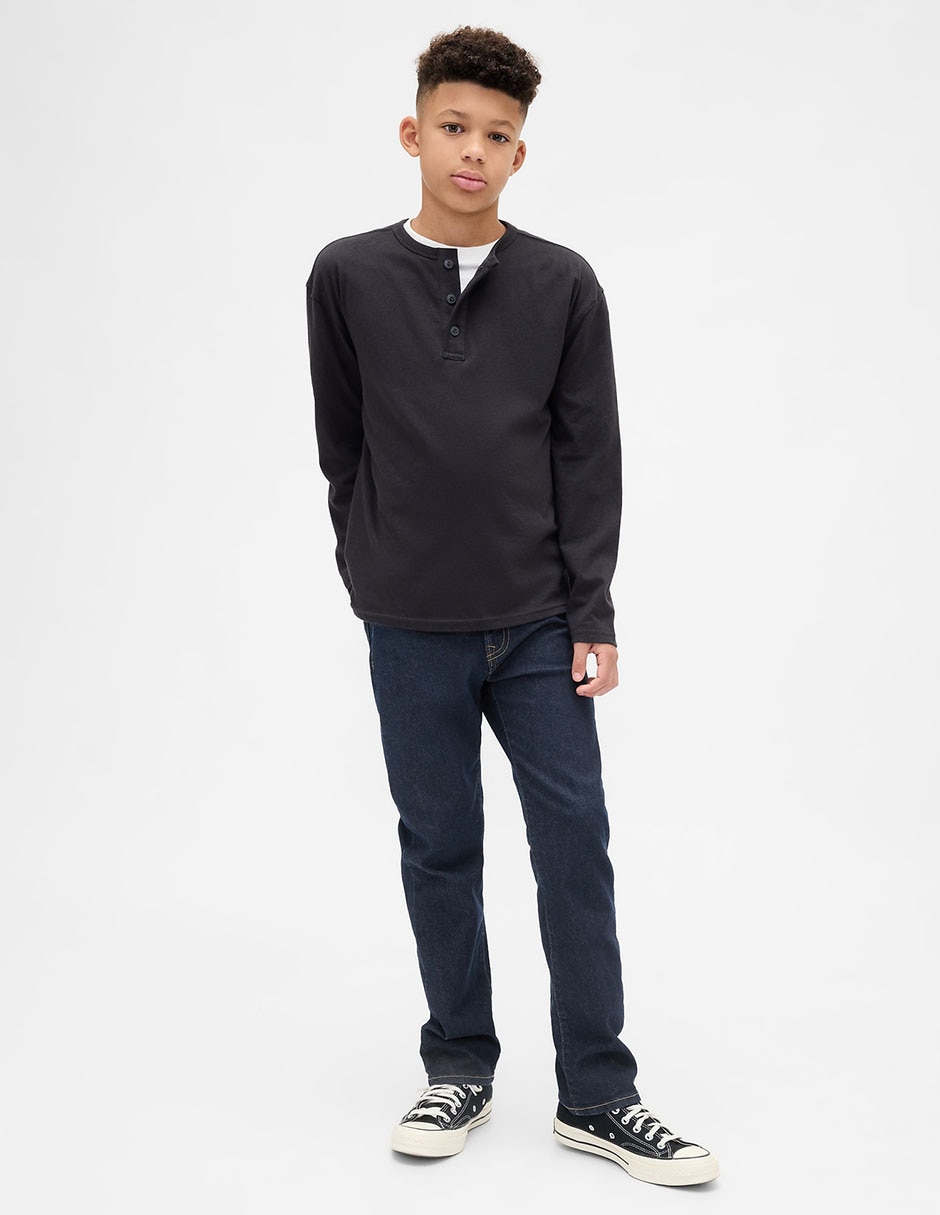 Jeans skinny lavado obscuro para niño Jeans skinny lavado obscuro para niño