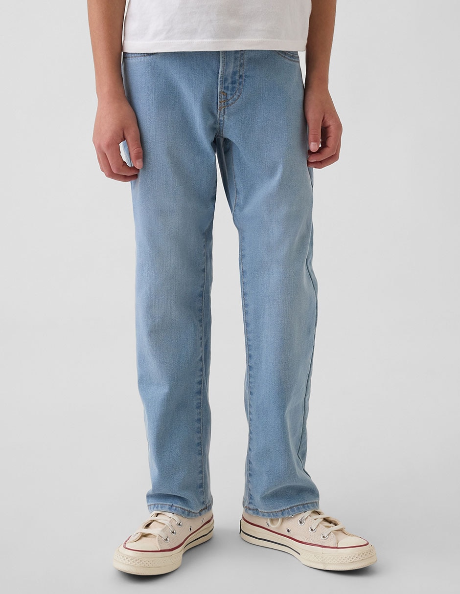 Jeans straight deslavado para niño 3