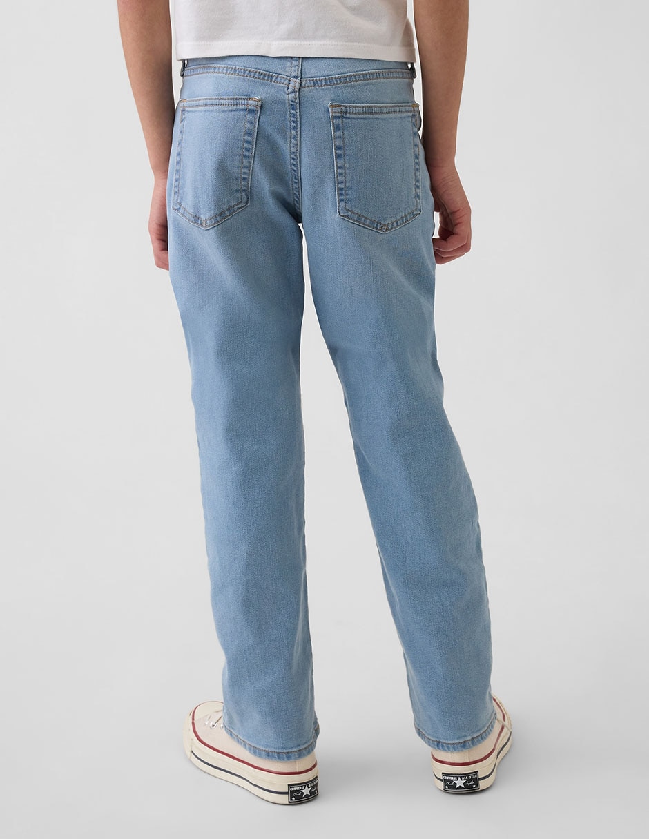 Jeans straight deslavado para niño 4