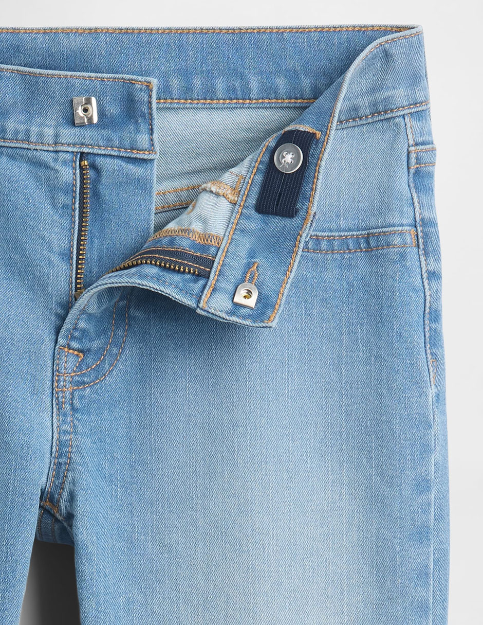 Jeans straight deslavado para niño 5