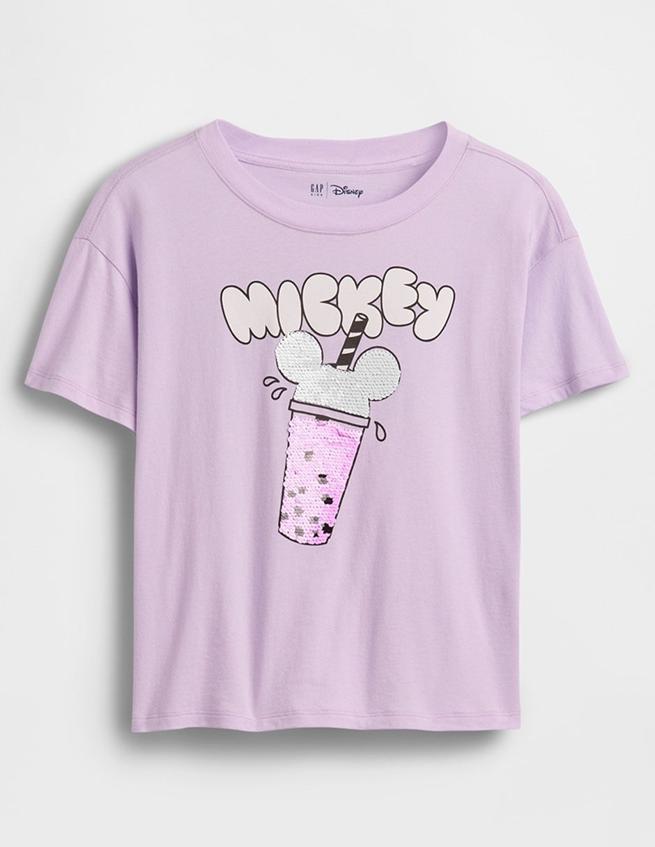 PLAYERA GAP 870838 NIÑA REGUL, G, LILA