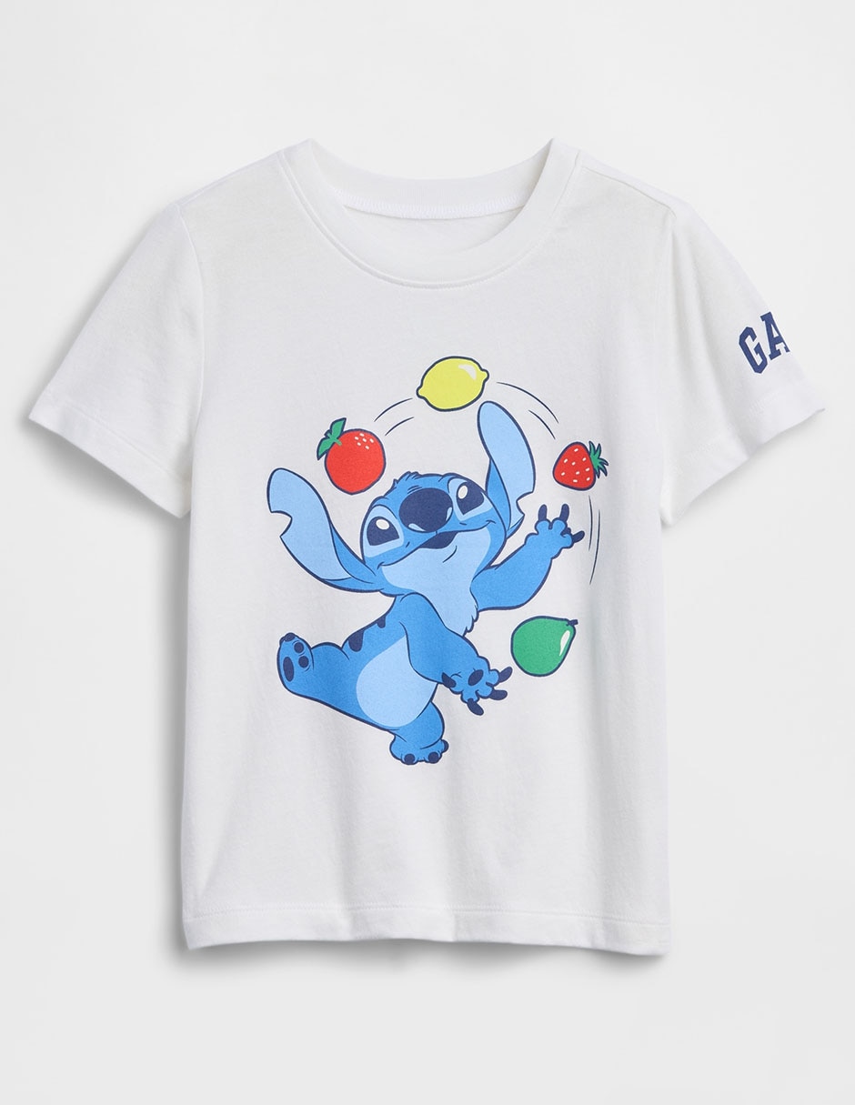 Playera Stitch manga corta para niño