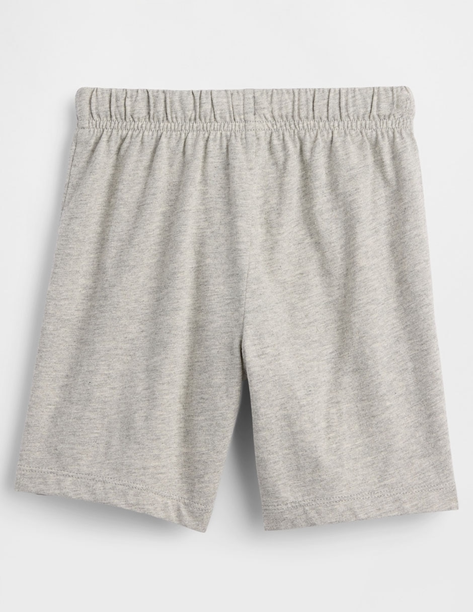SHORT GAP 870741 NIÑO L, 5T AÑOS, GRIS