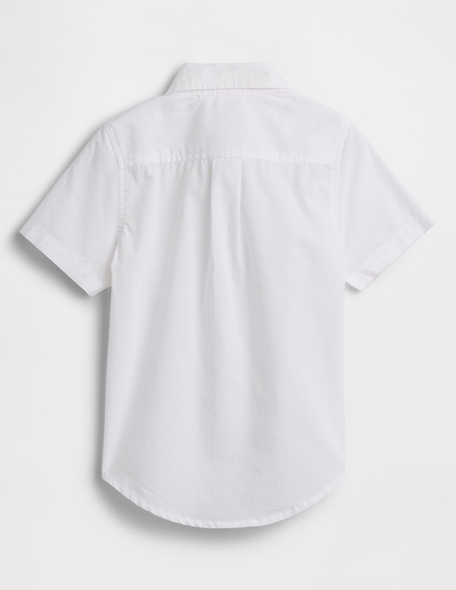 Camisa casual de algodón manga corta para niño 2