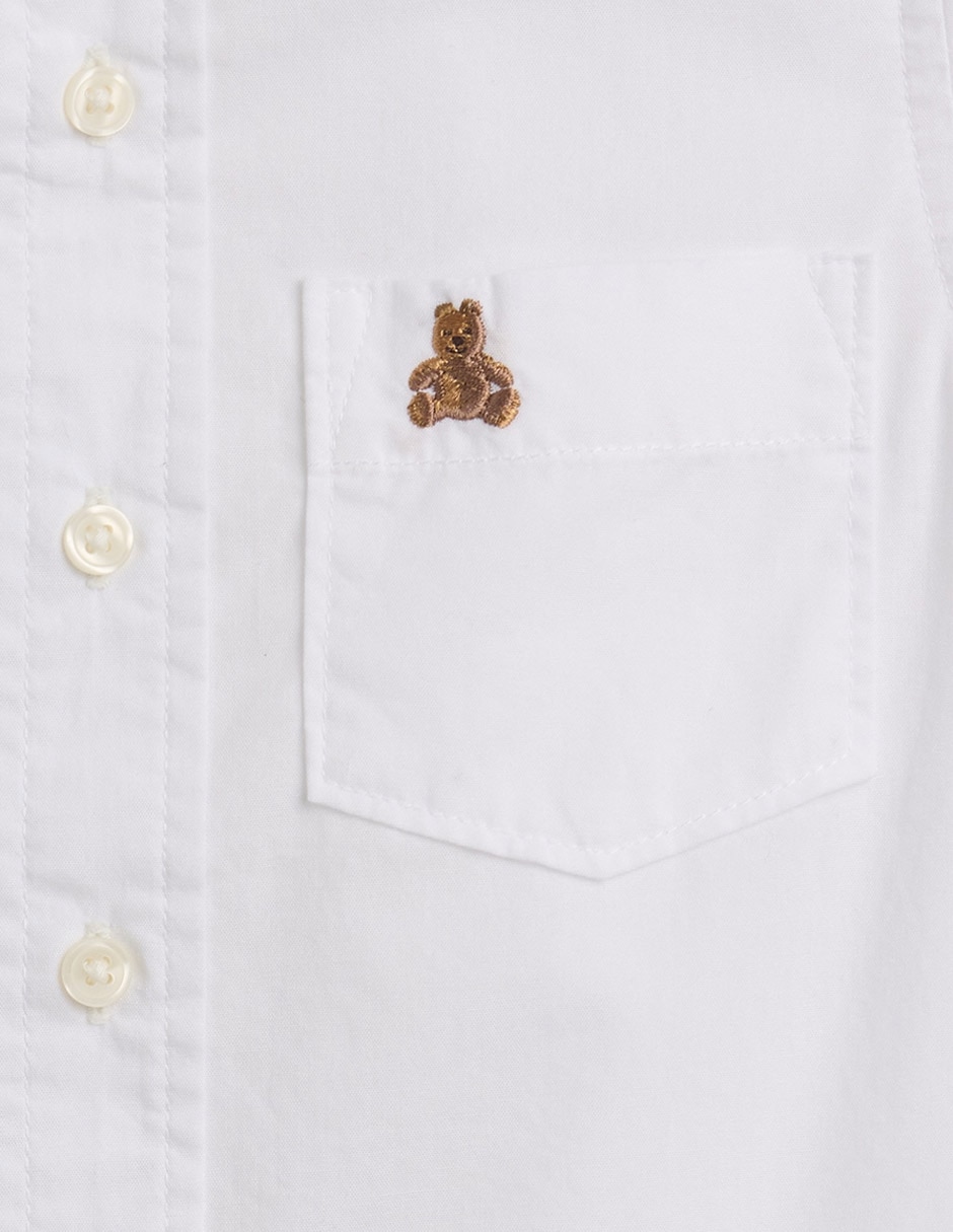 Camisa casual de algodón manga corta para niño 3