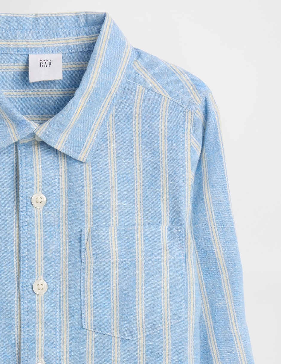CAMISA GAP 872252, 2T AÑOS, AZUL CLARO