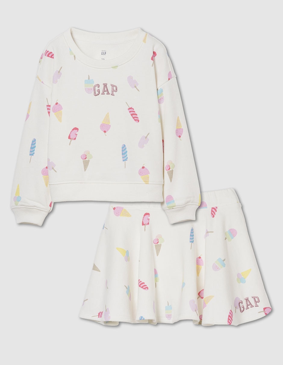 Conjunto casual de algodón para niña Conjunto casual de algodón para niña