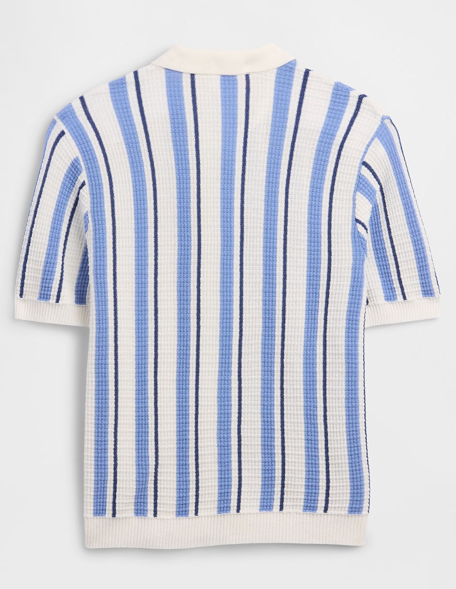 Playera tipo polo de algodón para niño 2